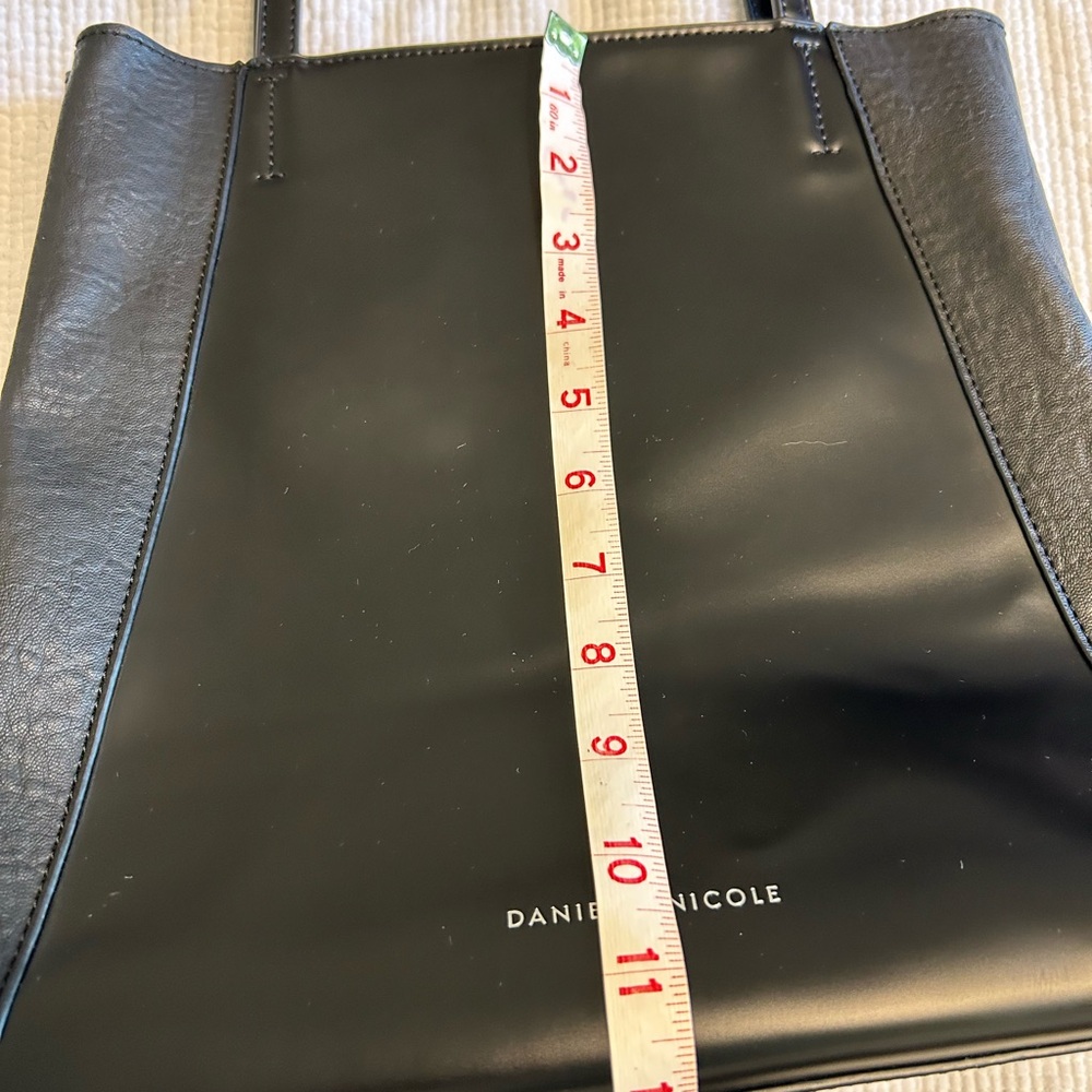 Danielle Nicole Black Studded Tote Bag - image 4